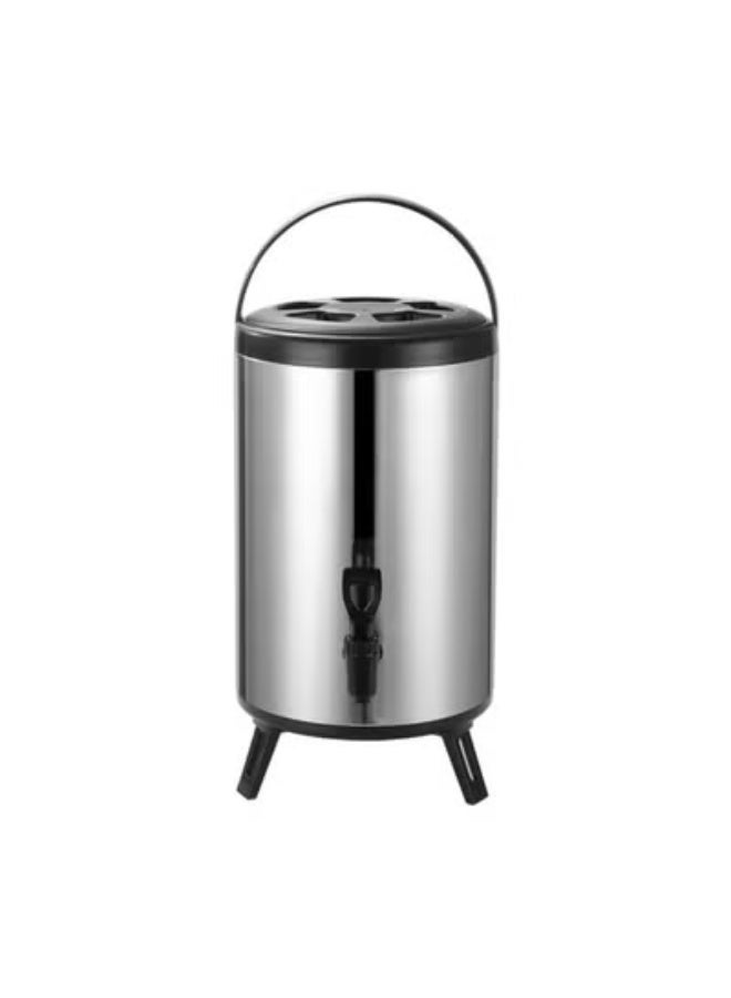 دولاب مشروبات عازل سعة 10 لتر من الفولاذ المقاوم للصدأ | يحافظ على الحرارة والبرودة لمدة 12 ساعة | صنبور مانع للتسرب للاستخدام التجاري والمنزلي - Image 5